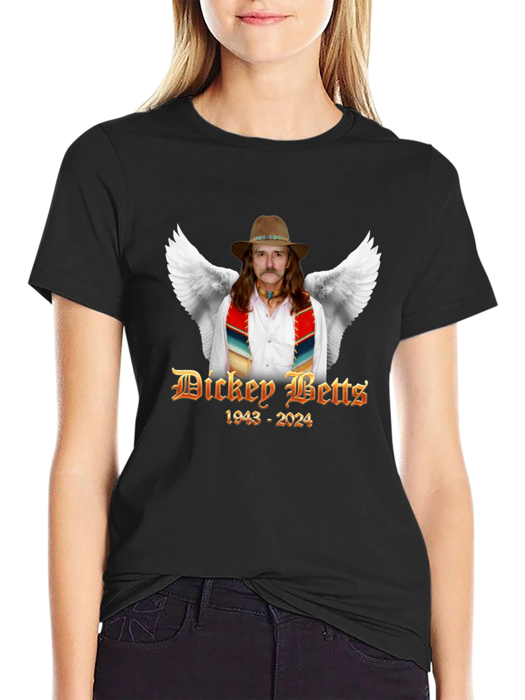 Camiseta Dickey Betts 1943-2024 Homenaje