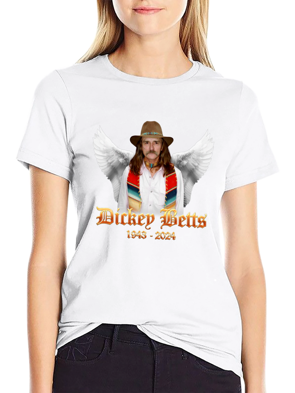 Camiseta Dickey Betts 1943-2024 Homenaje