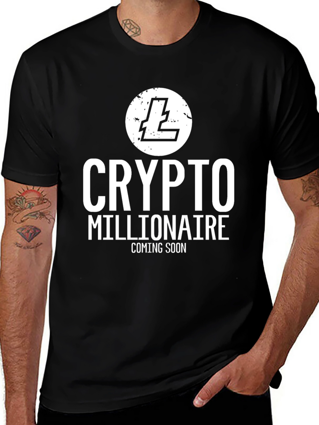 Camiseta Crypto Millionaire - Coming Soon