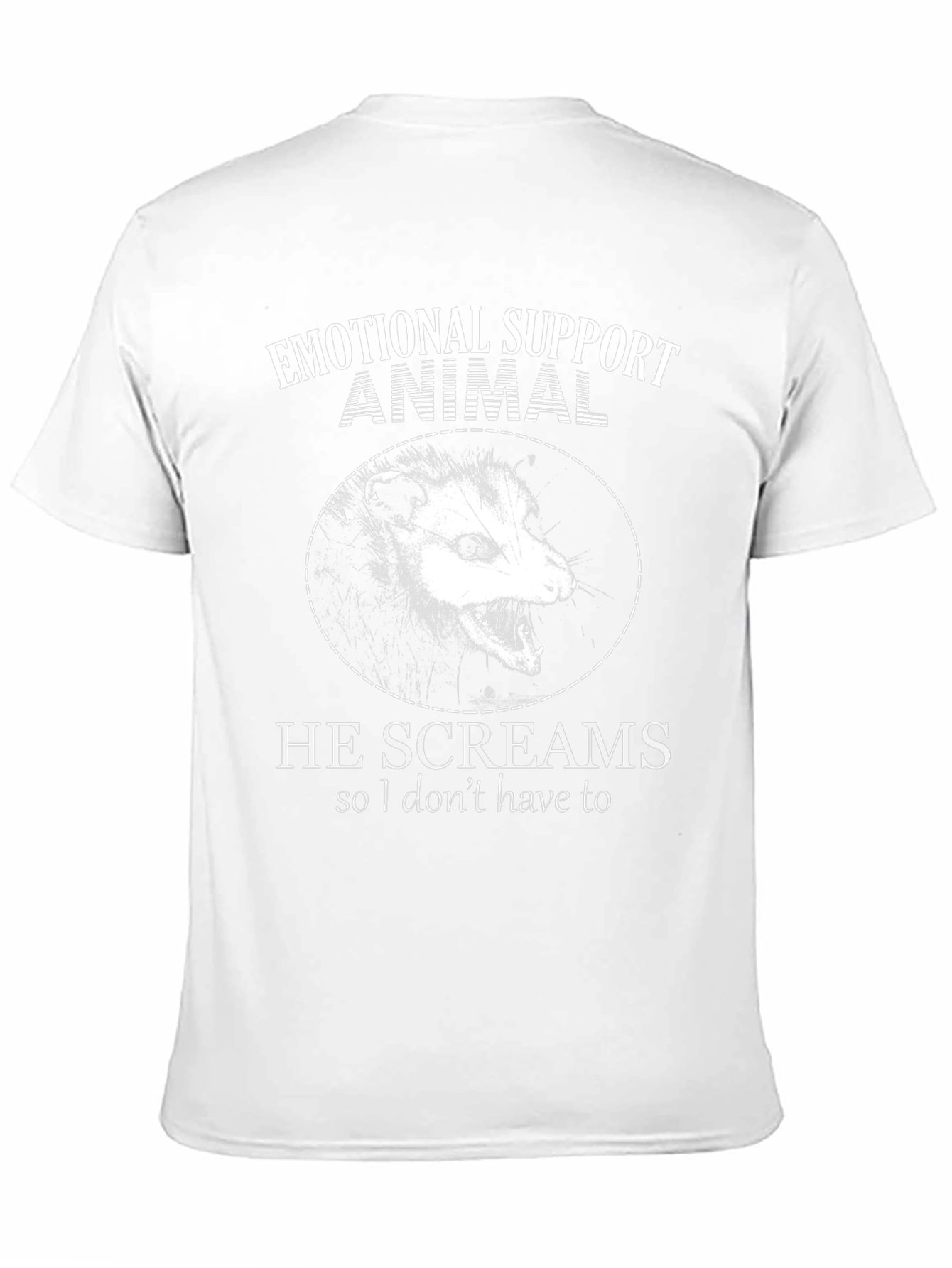 Camiseta Animal de Apoyo Emocional: Zarigüeya