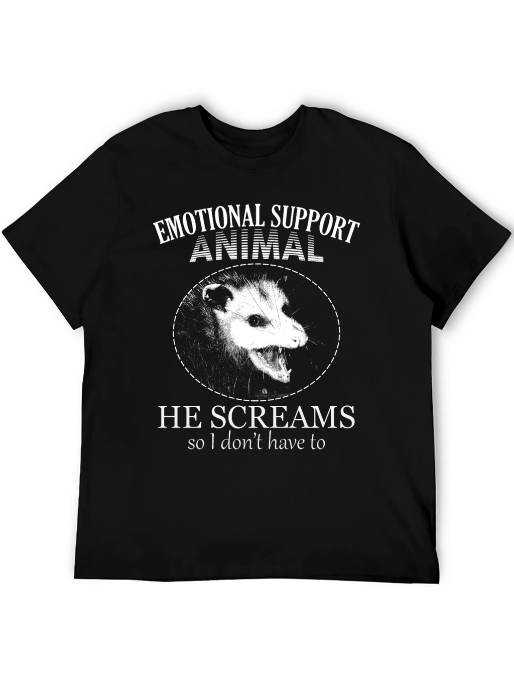 Camiseta Animal de Apoyo Emocional: Zarigüeya