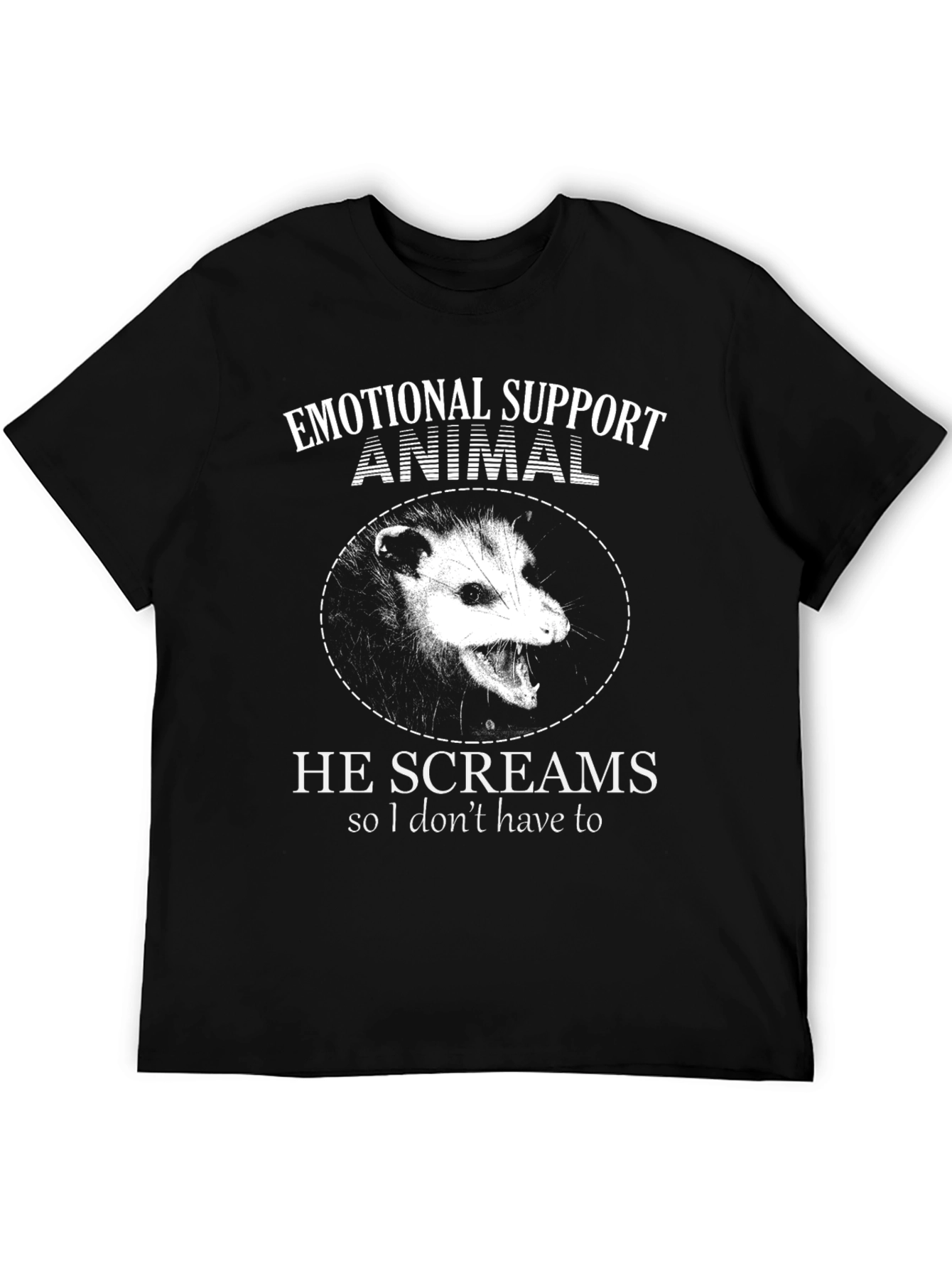 Camiseta Animal de Apoyo Emocional: Zarigüeya
