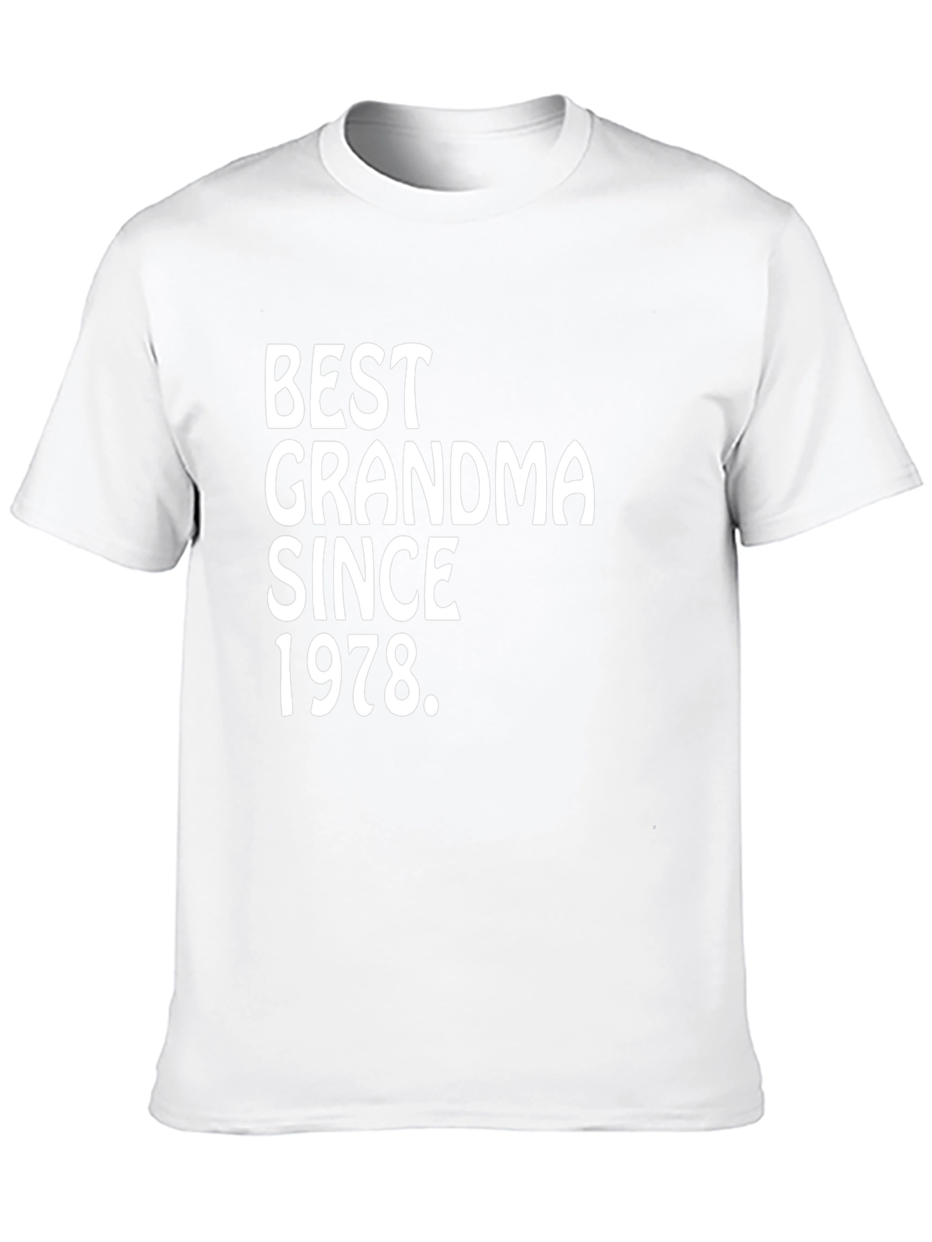 Camiseta Mejor Abuela Desde 1978 Negra