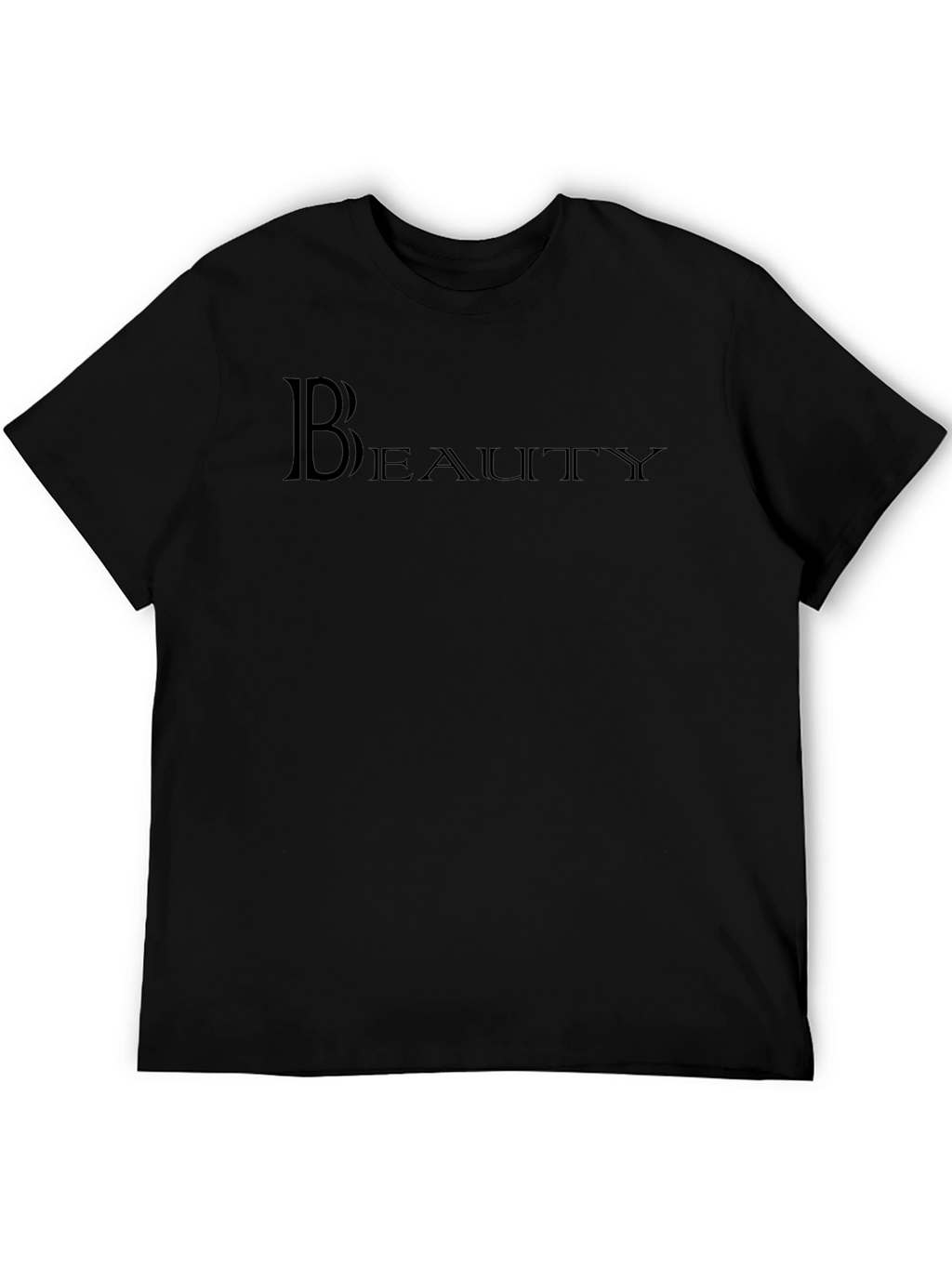 Camiseta Negra Beauty para Hombre