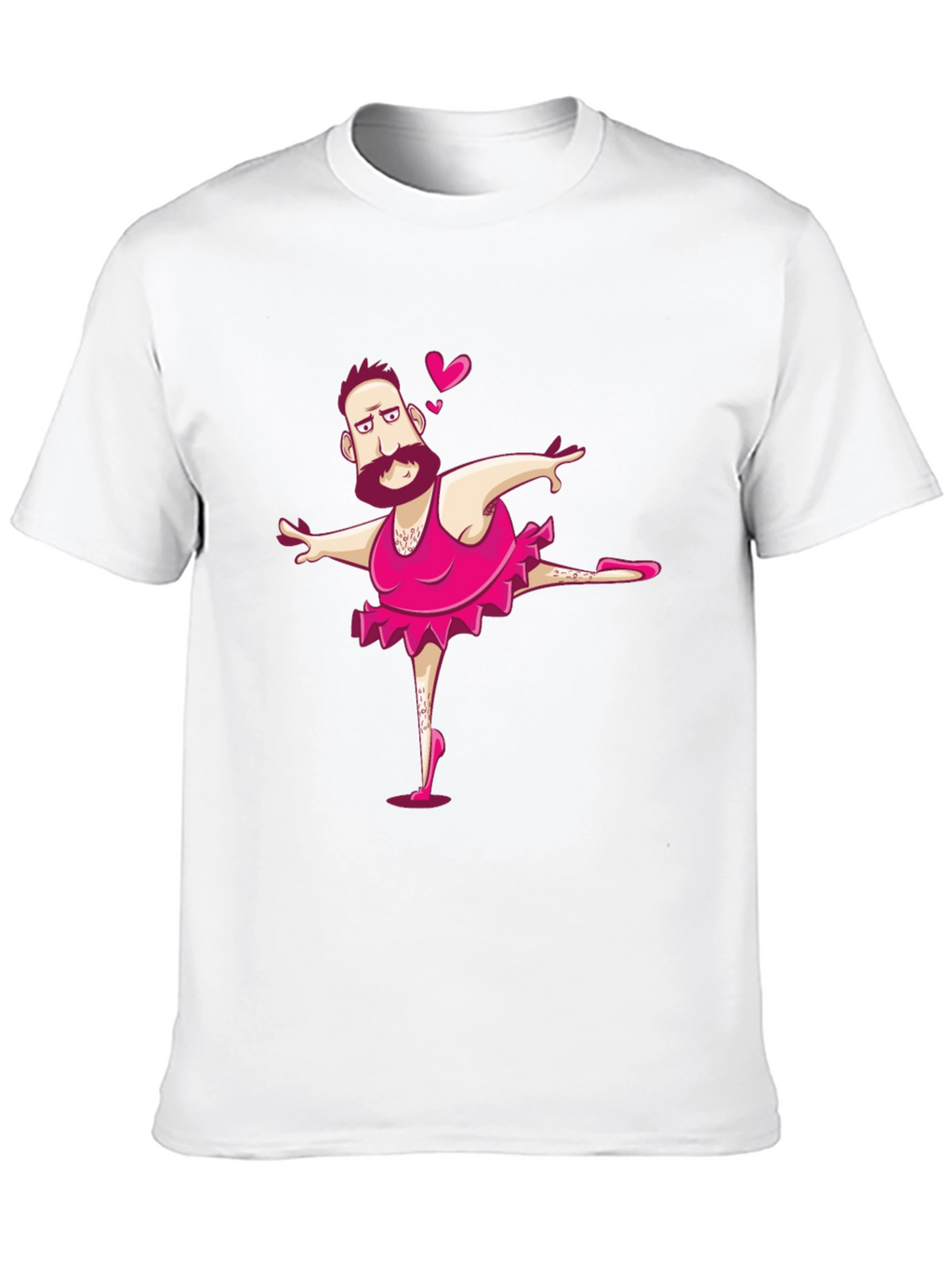Camiseta Negra con Diseño de Hombre Bailarín