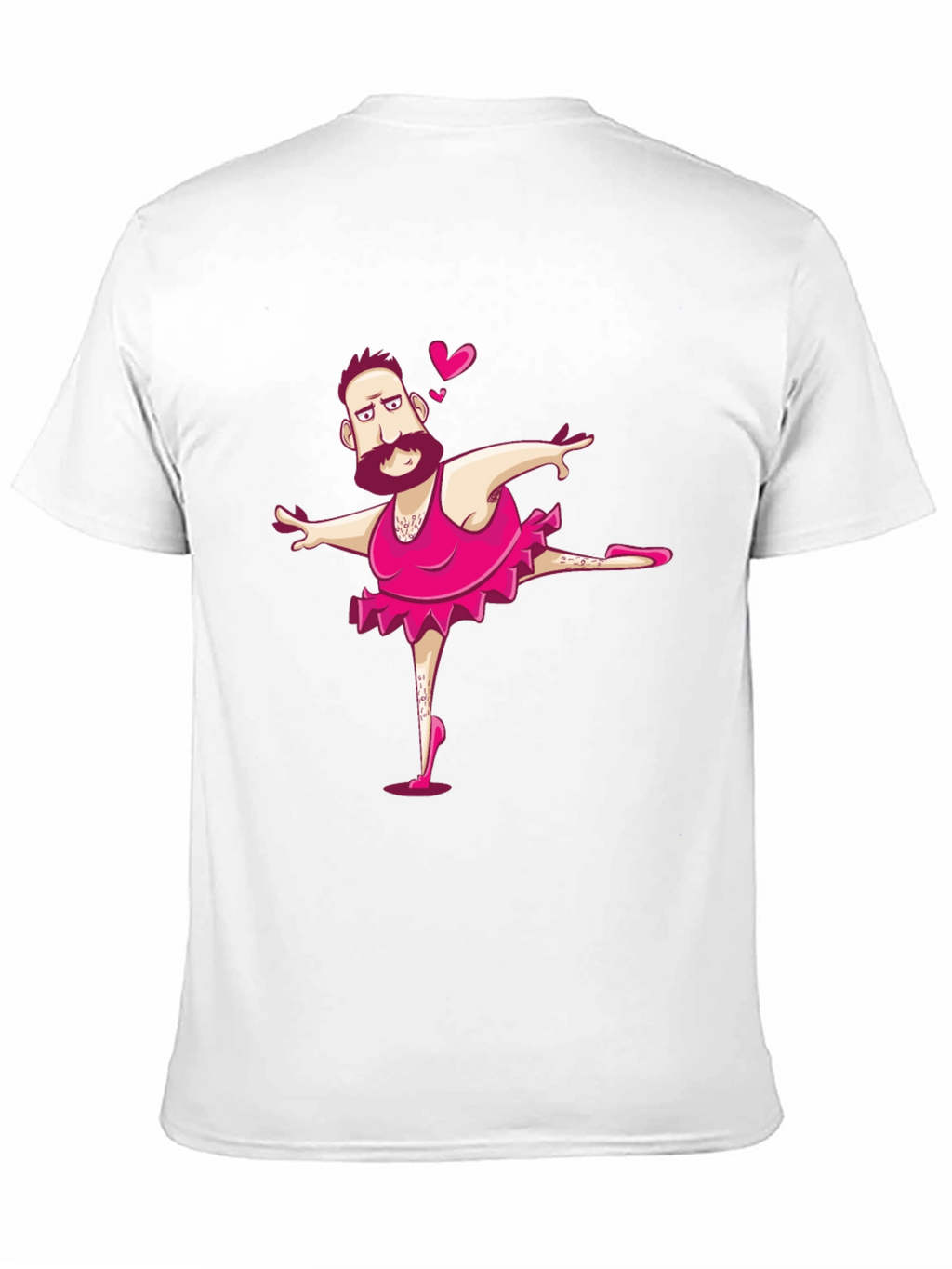 Camiseta Negra con Diseño de Hombre Bailarín