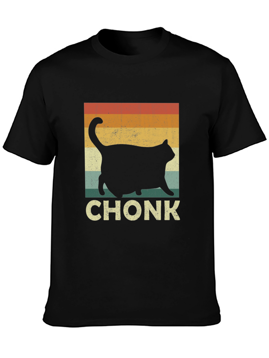 Camiseta Chonk Gato Retro