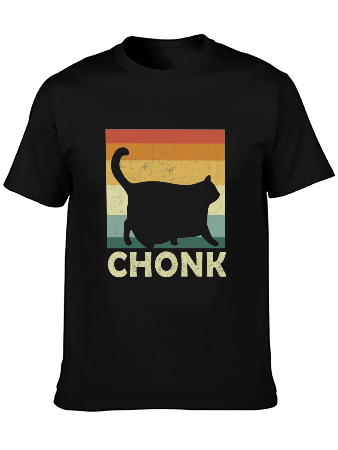 Camiseta Chonk Gato Retro