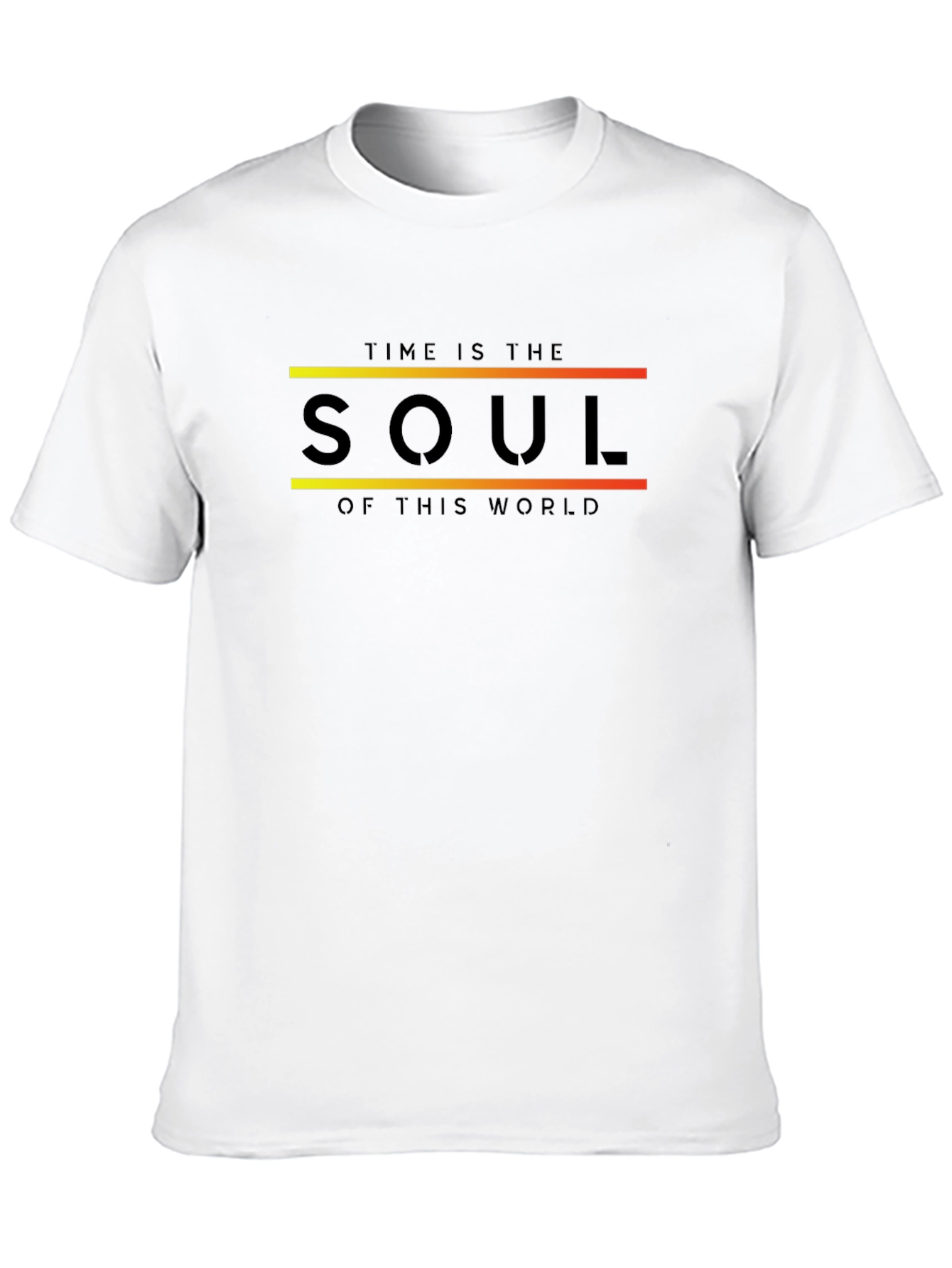 Camiseta Negra Alma del Tiempo para Hombre