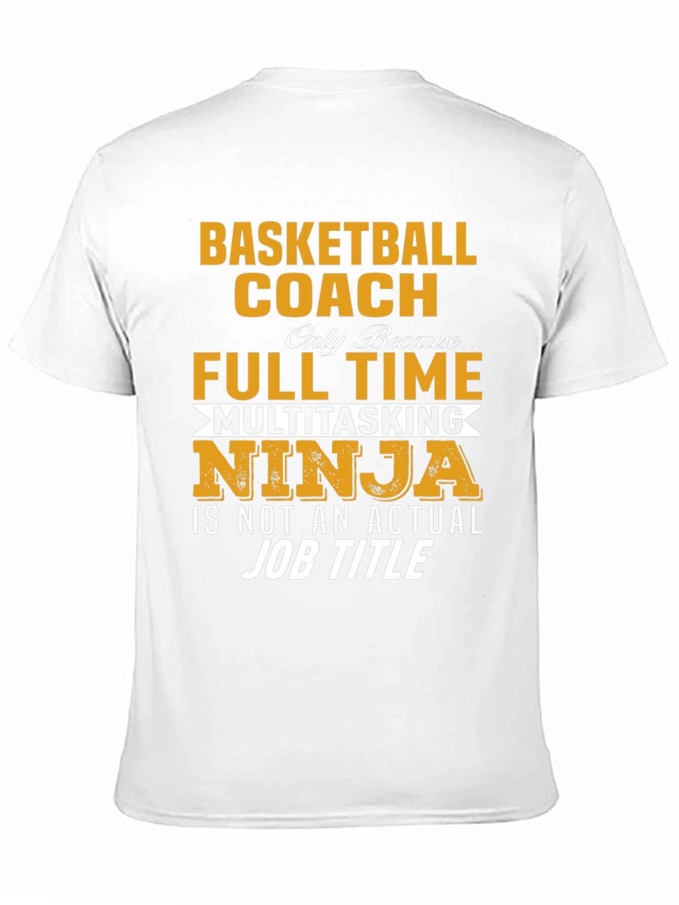 Camiseta Negra Coach Baloncesto Ninja Multitarea