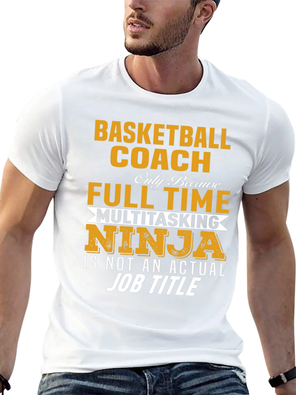 Camiseta Negra Coach Baloncesto Ninja Multitarea