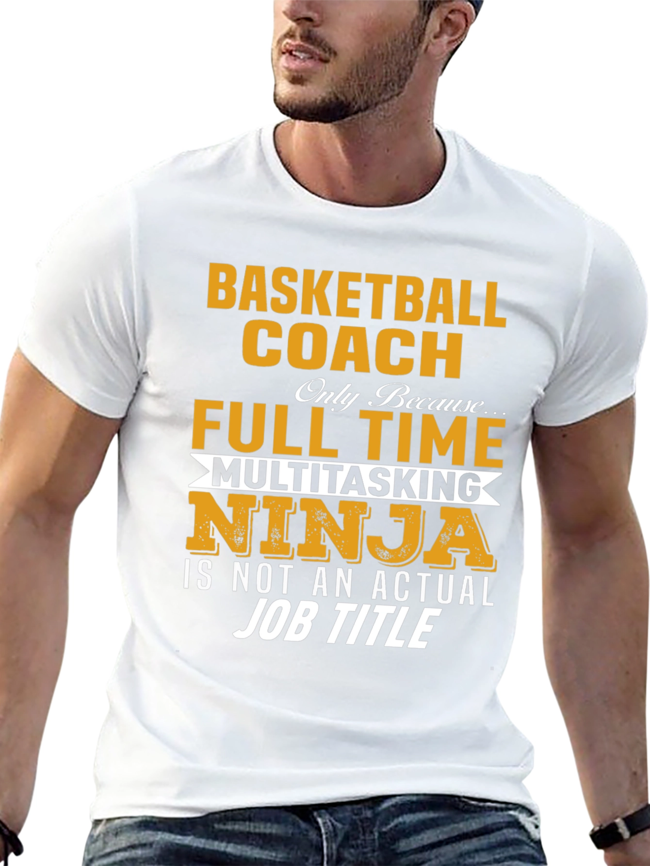 Camiseta Negra Coach Baloncesto Ninja Multitarea