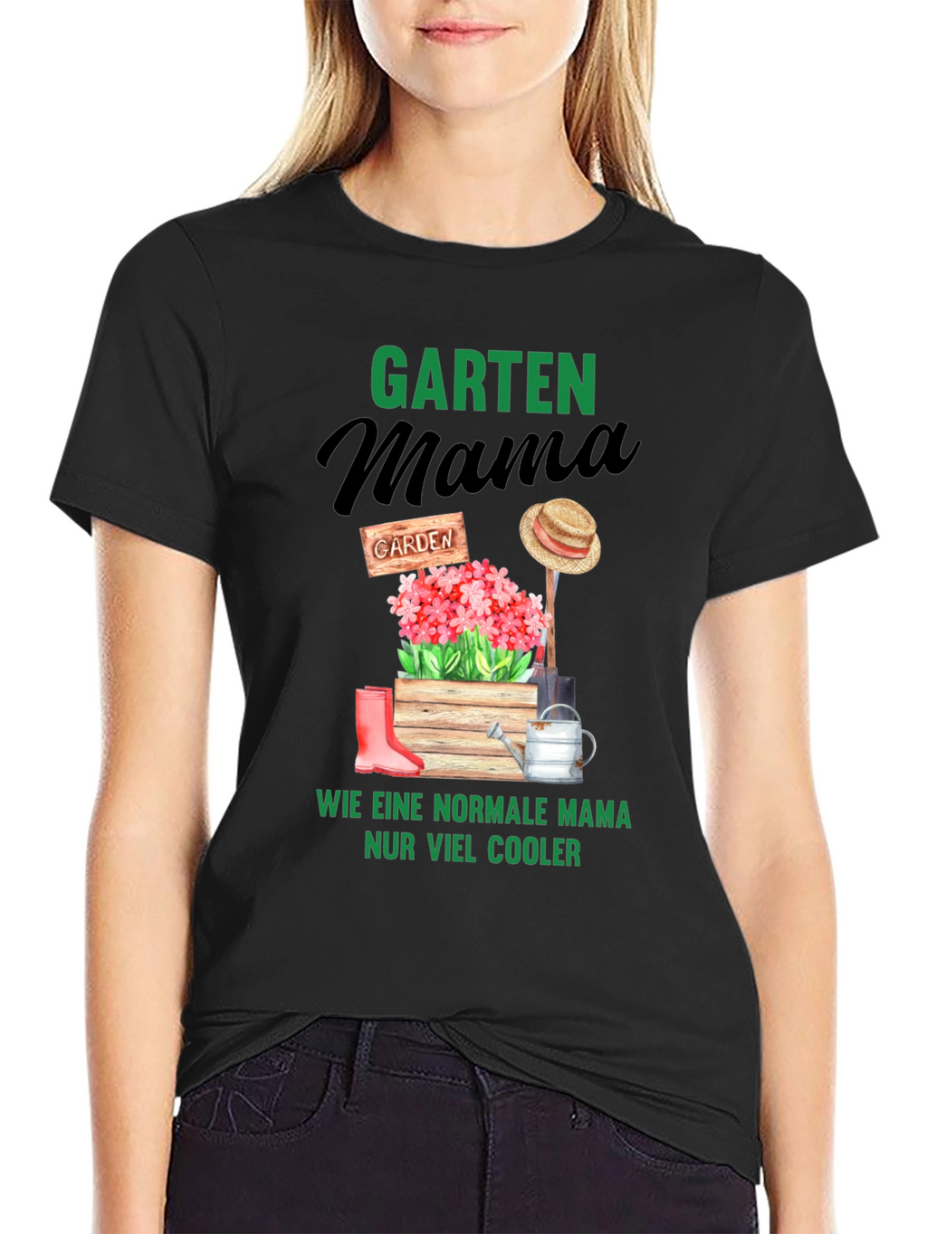 Camiseta Garten Mama para Mamás Jardineras