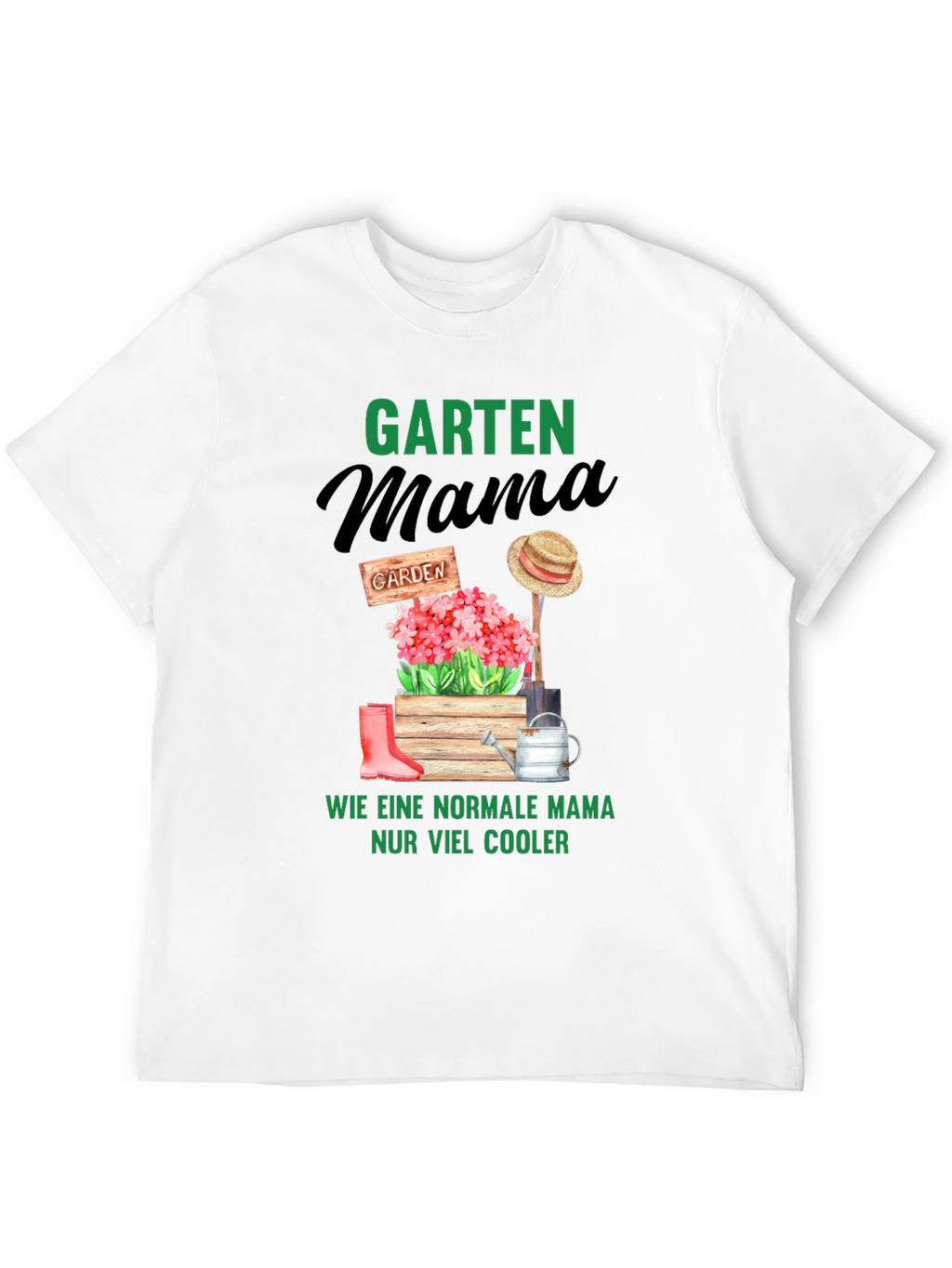 Camiseta Garten Mama para Mamás Jardineras