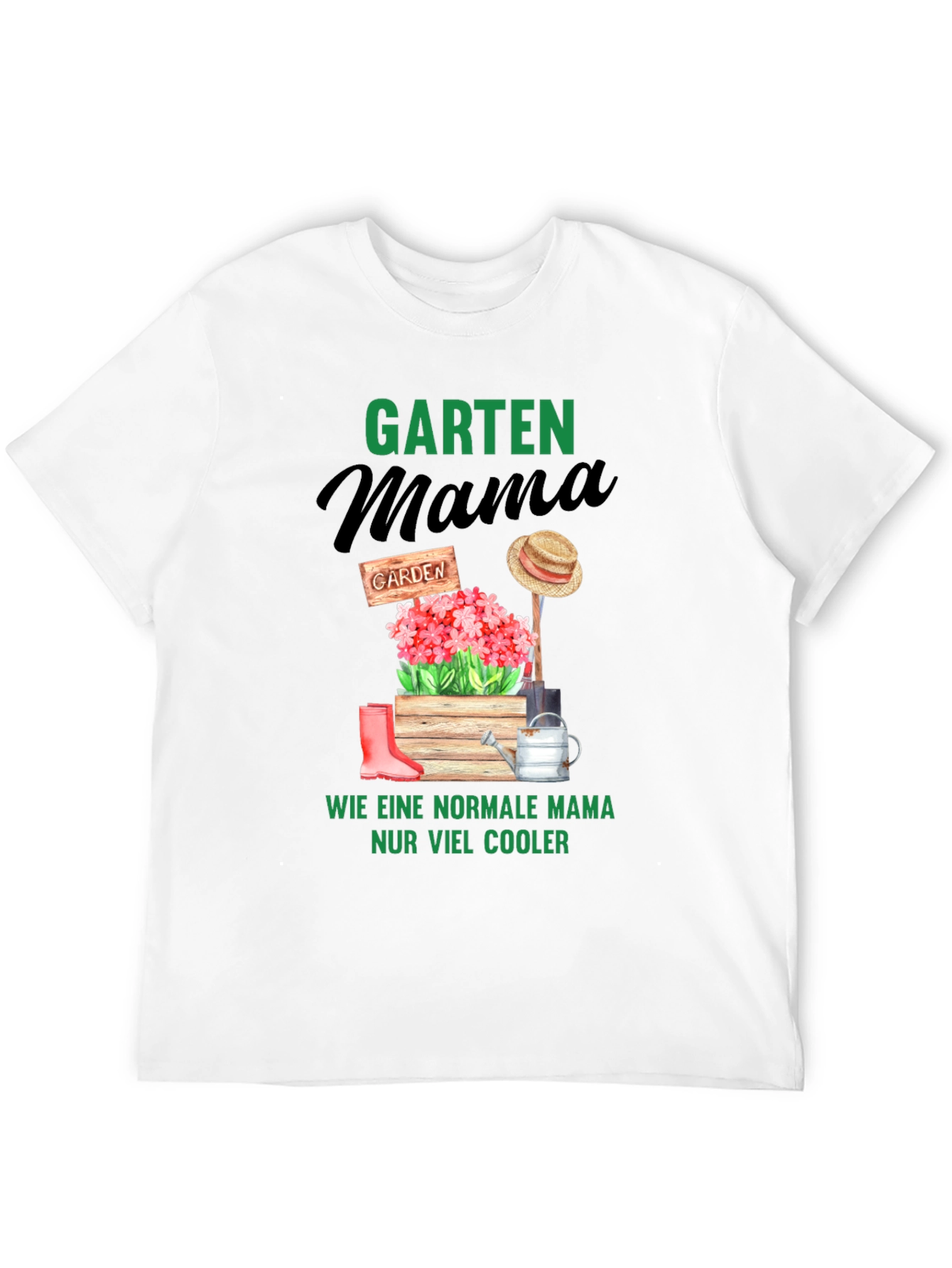 Camiseta Garten Mama para Mamás Jardineras