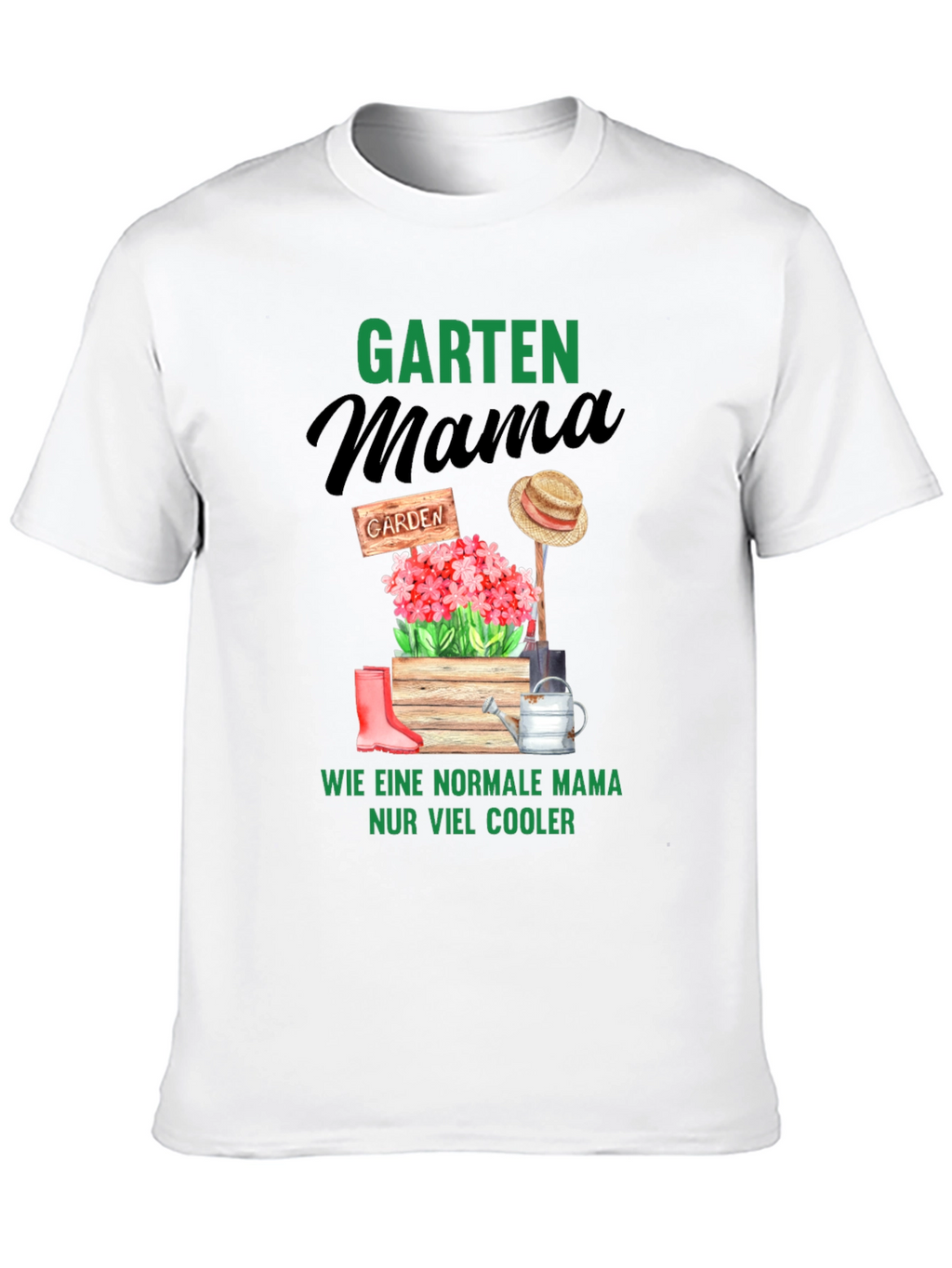 Camiseta Garten Mama para Mamás Jardineras