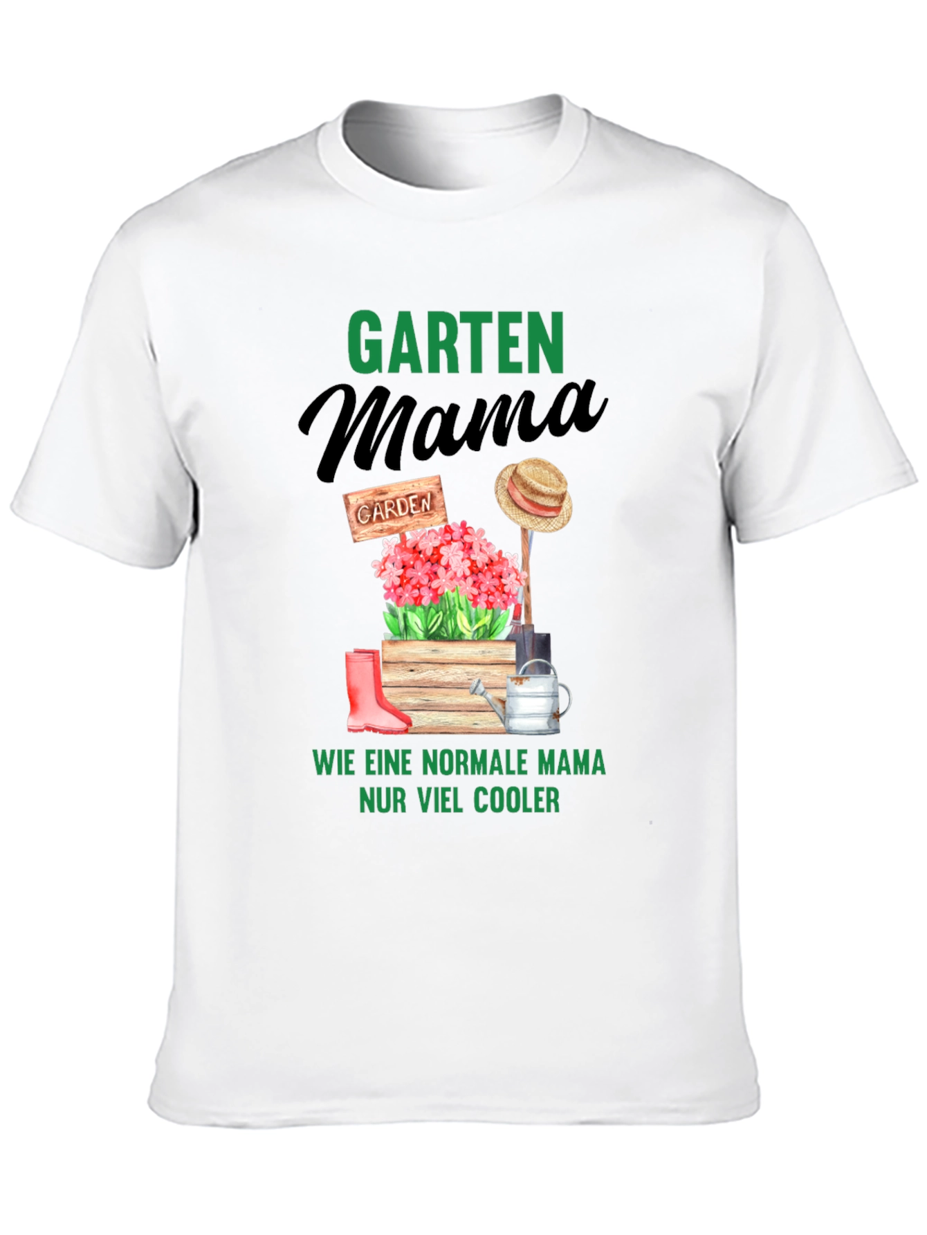 Camiseta Garten Mama para Mamás Jardineras