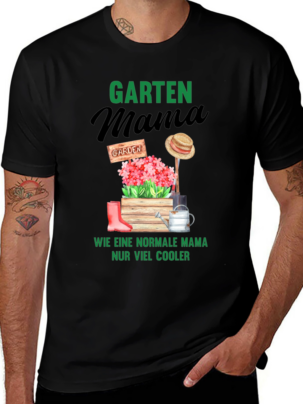 Camiseta Garten Mama para Mamás Jardineras