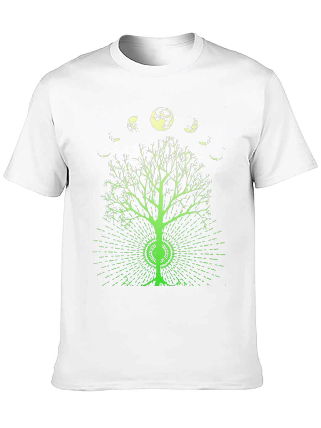 Camiseta Negra Árbol Lunar