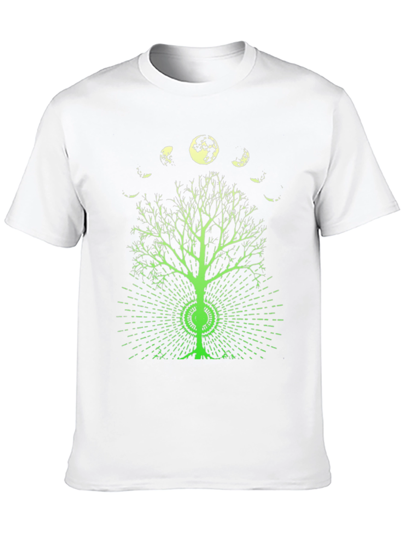Camiseta Negra Árbol Lunar