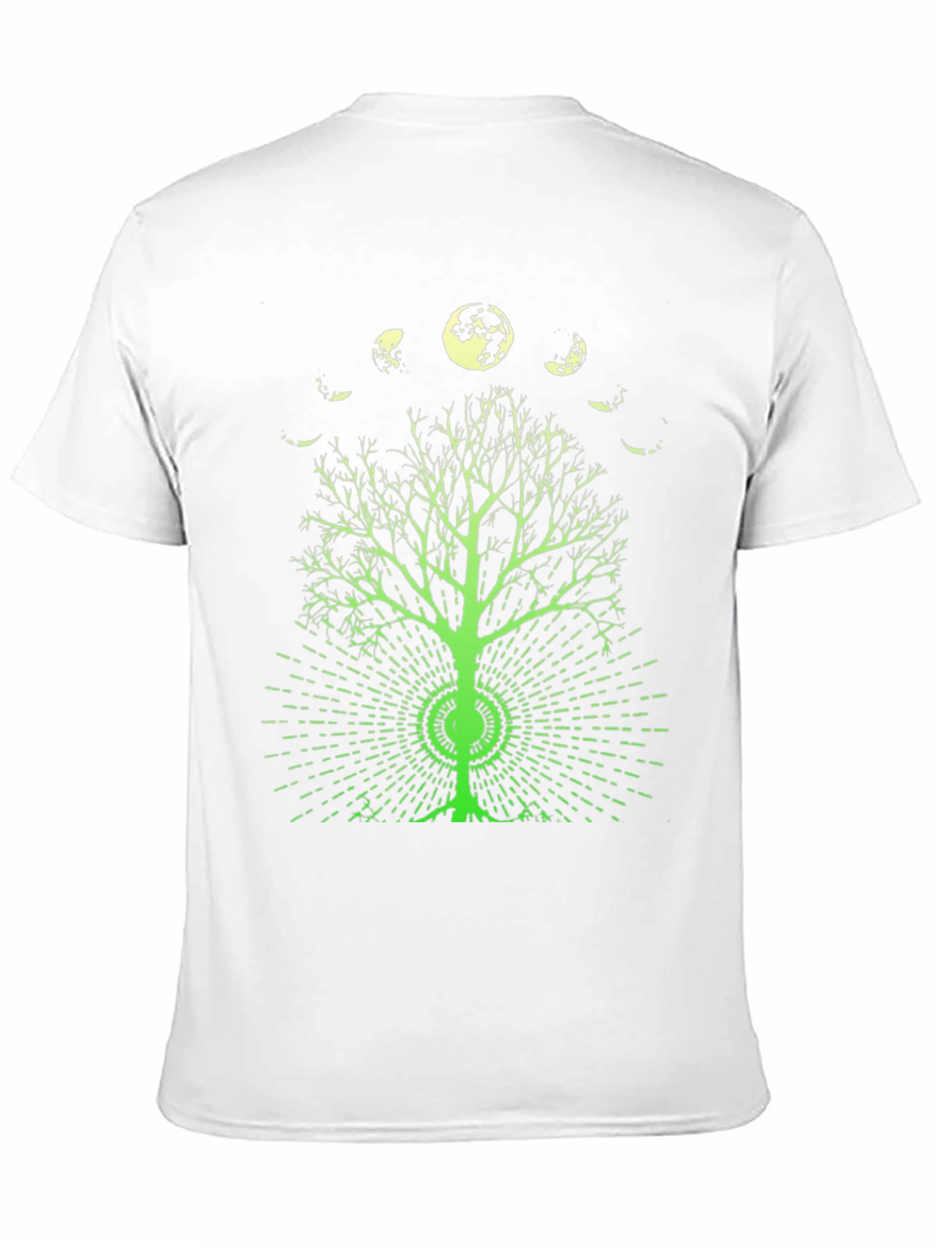 Camiseta Negra Árbol Lunar