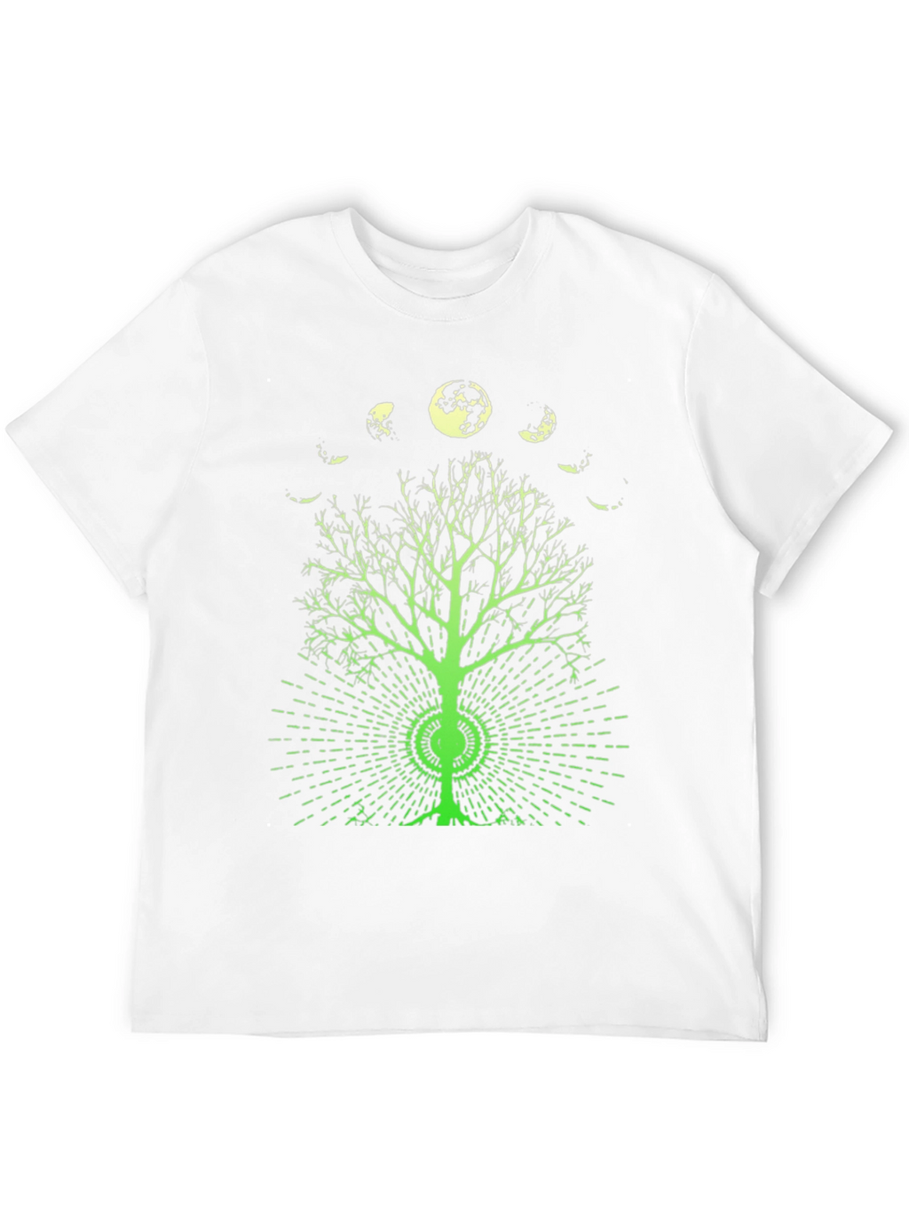 Camiseta Negra Árbol Lunar
