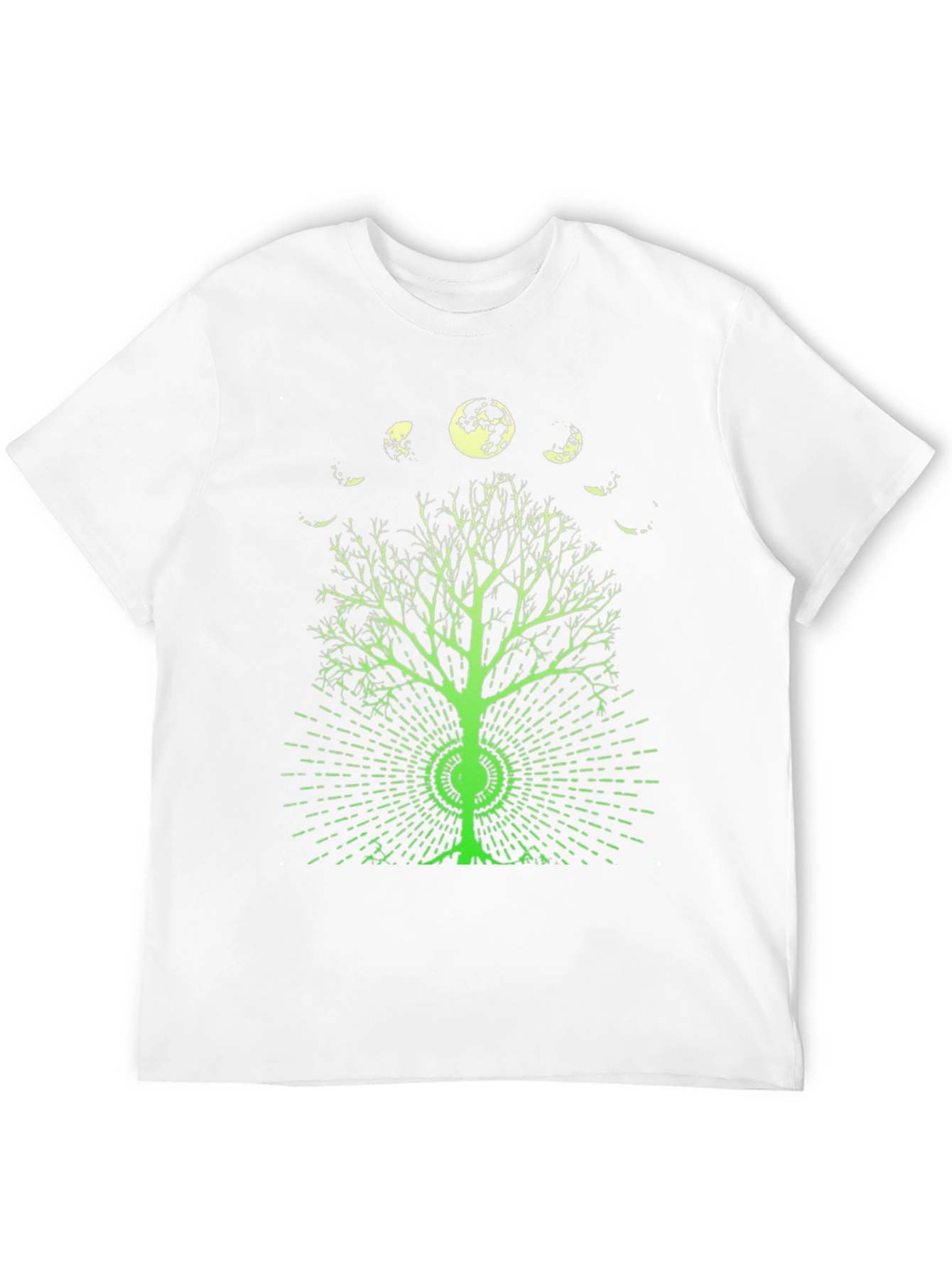 Camiseta Negra Árbol Lunar