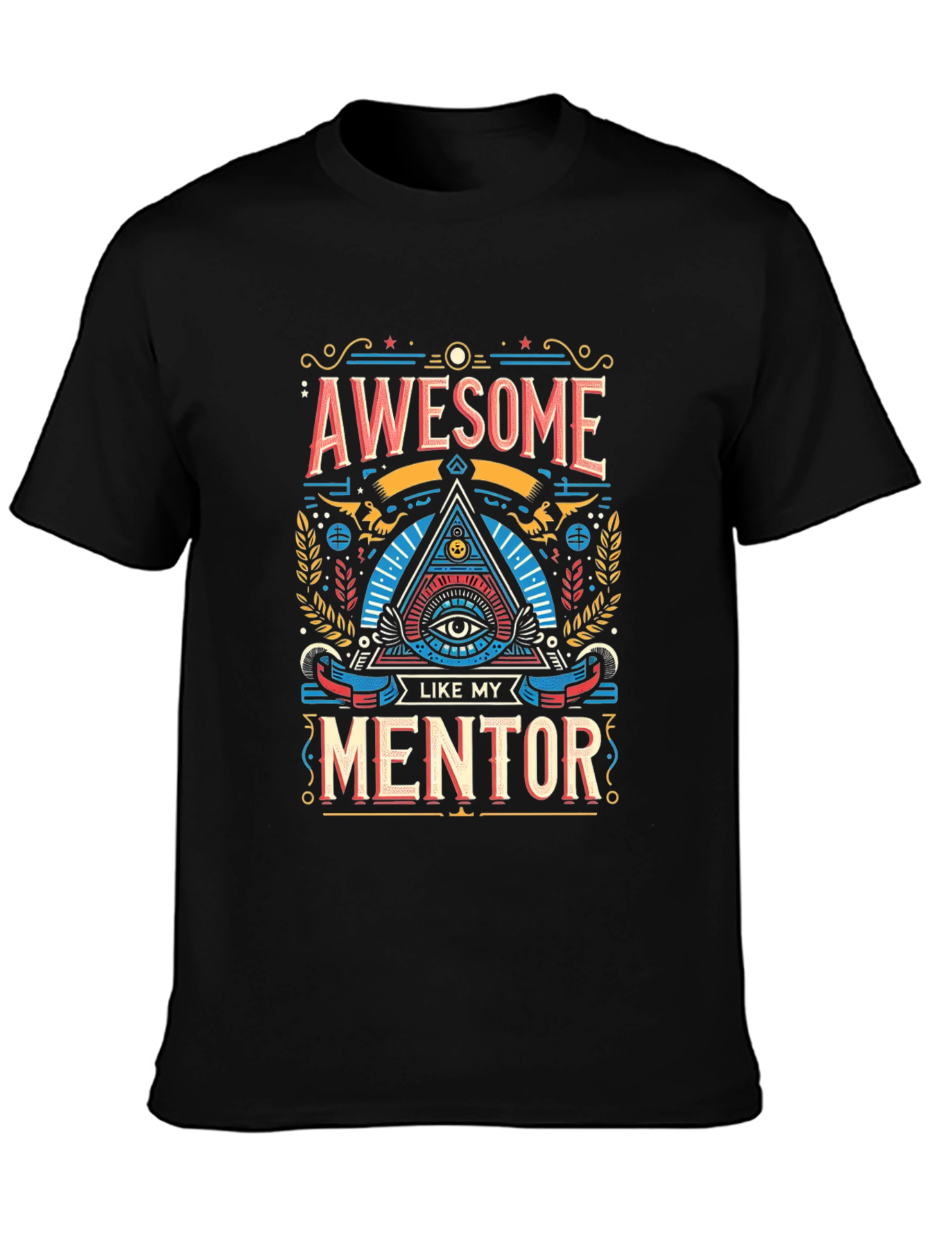 Camiseta Negra Awesome Like My Mentor