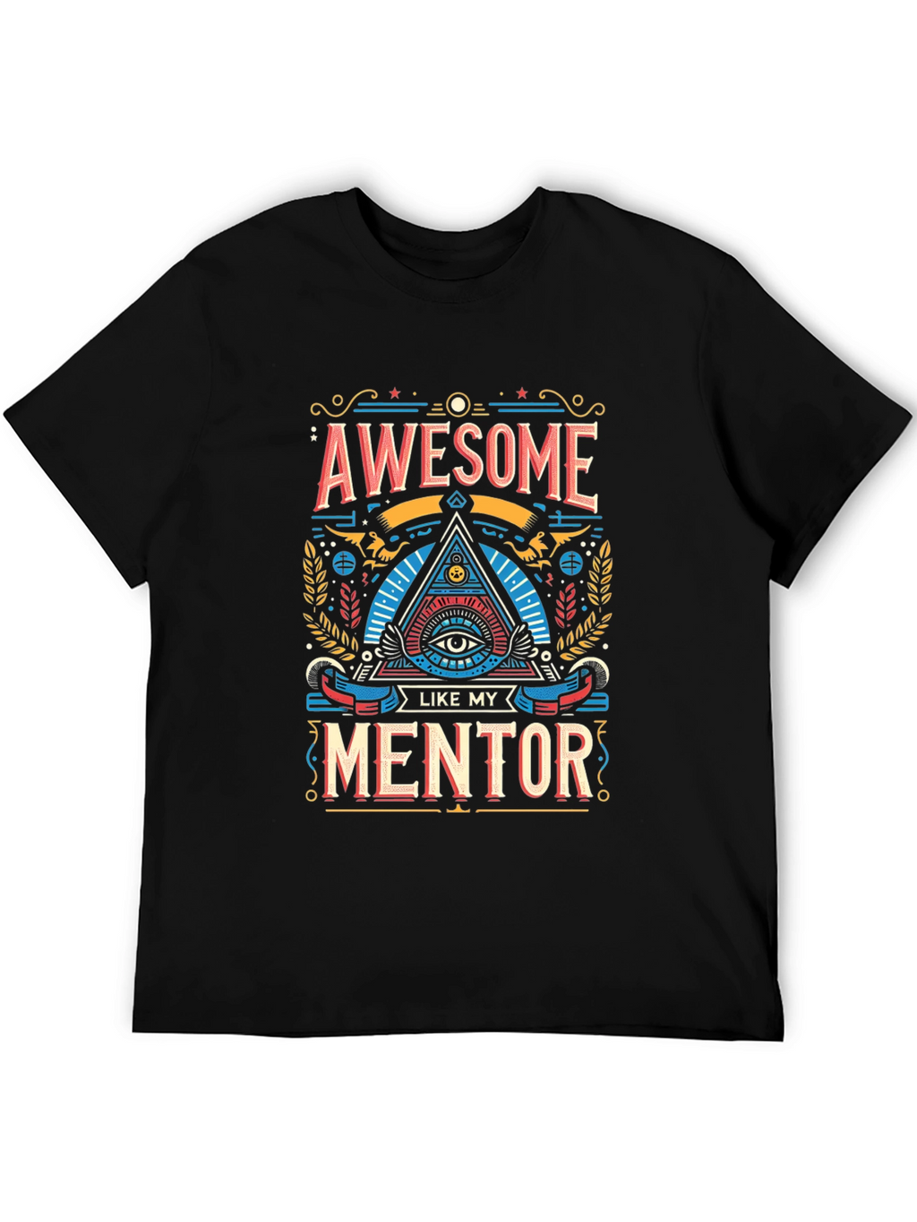 Camiseta Negra Awesome Like My Mentor