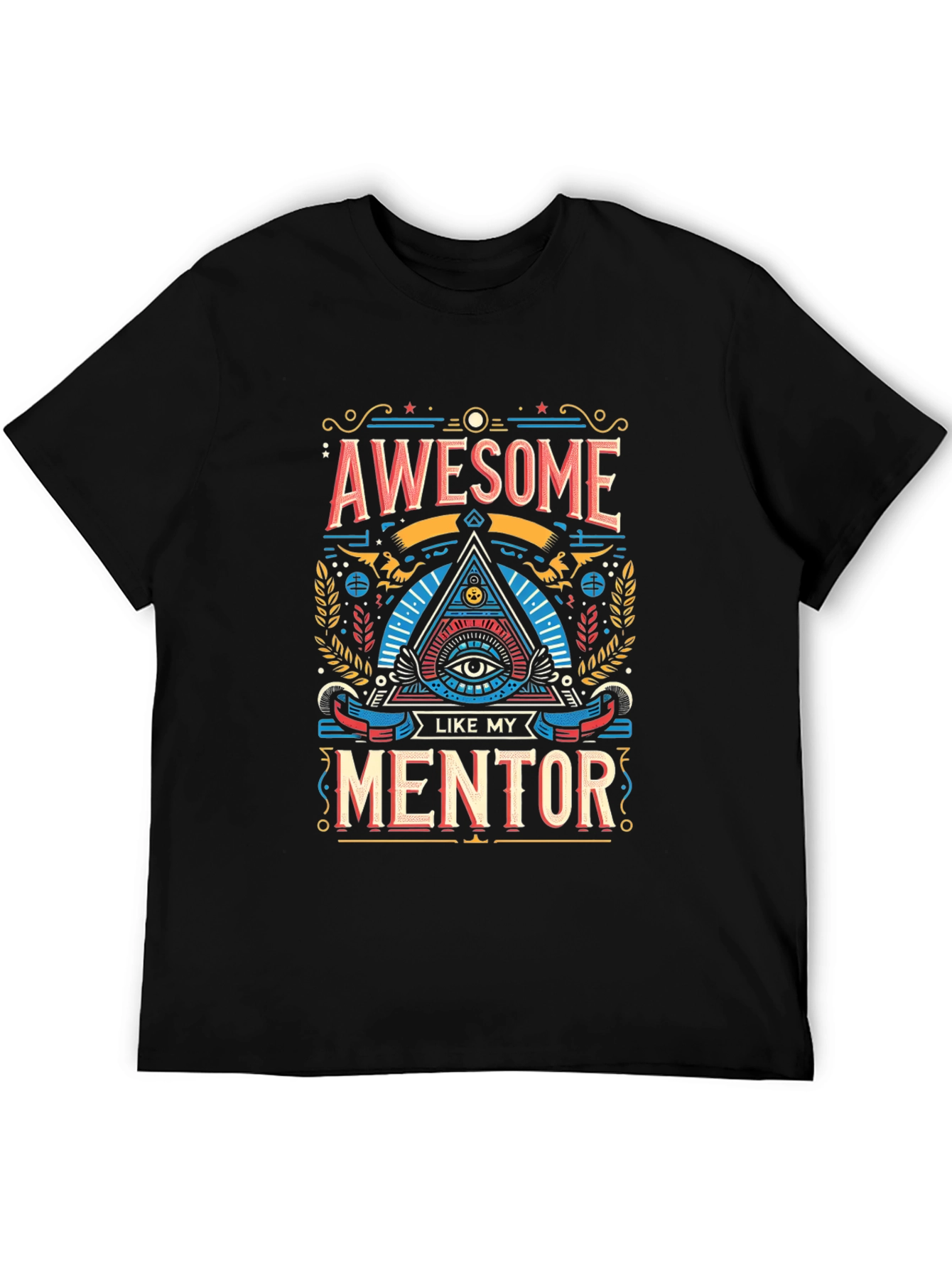 Camiseta Negra Awesome Like My Mentor