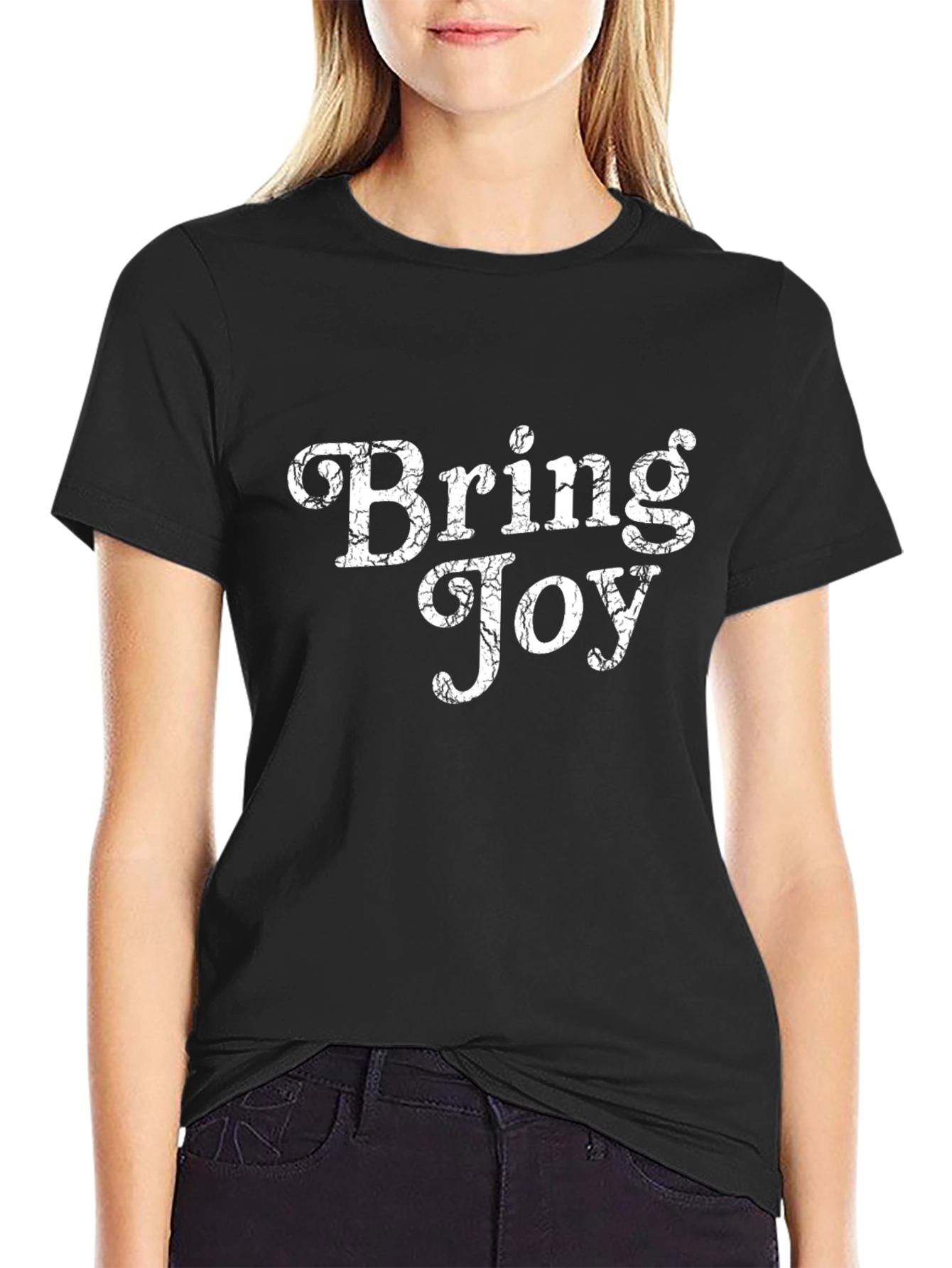 Camiseta Negra Bring Joy