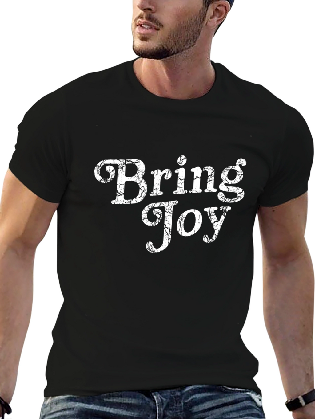 Camiseta Negra Bring Joy