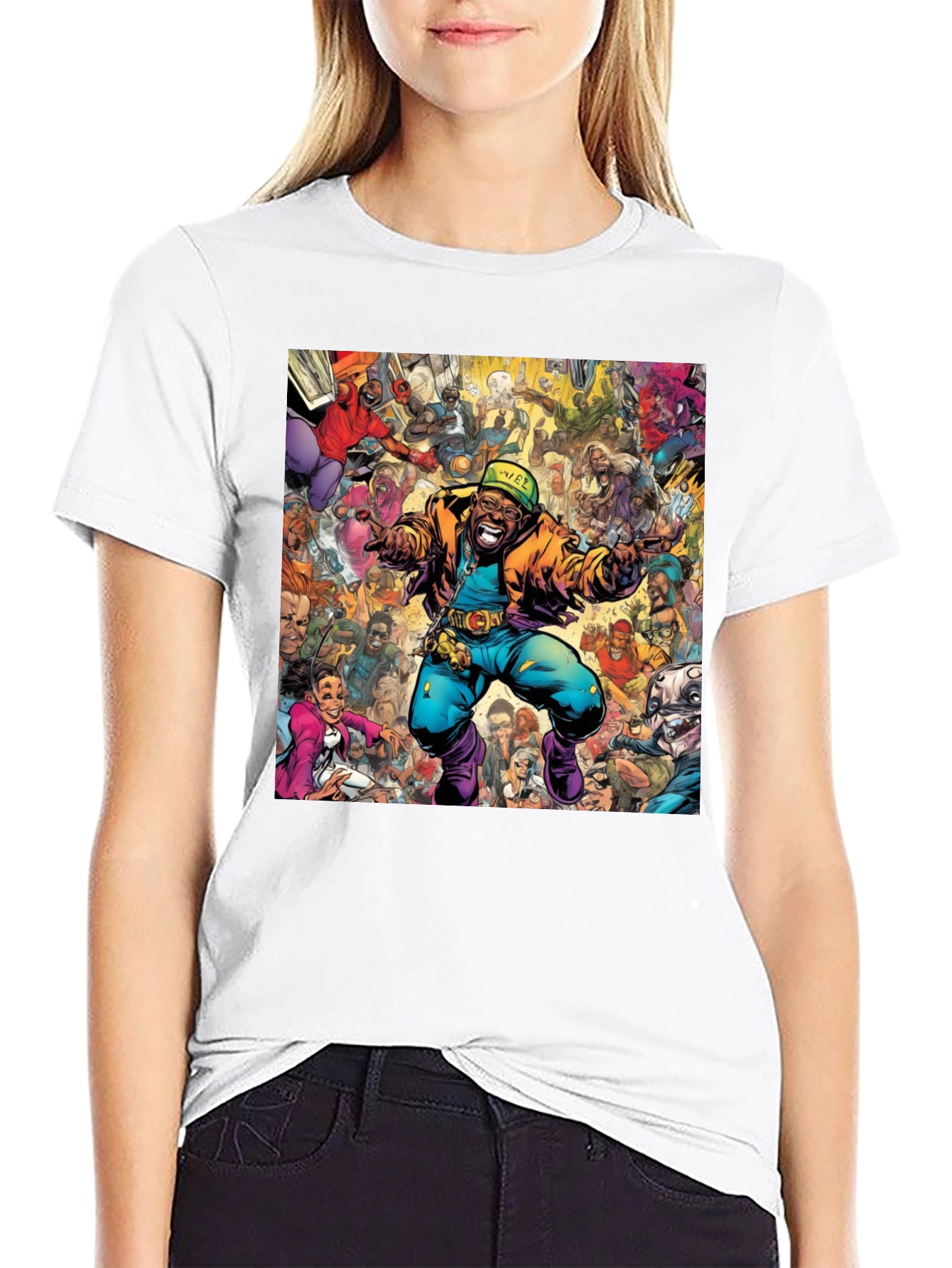 Camiseta Hombre Diseño Gráfico Comic