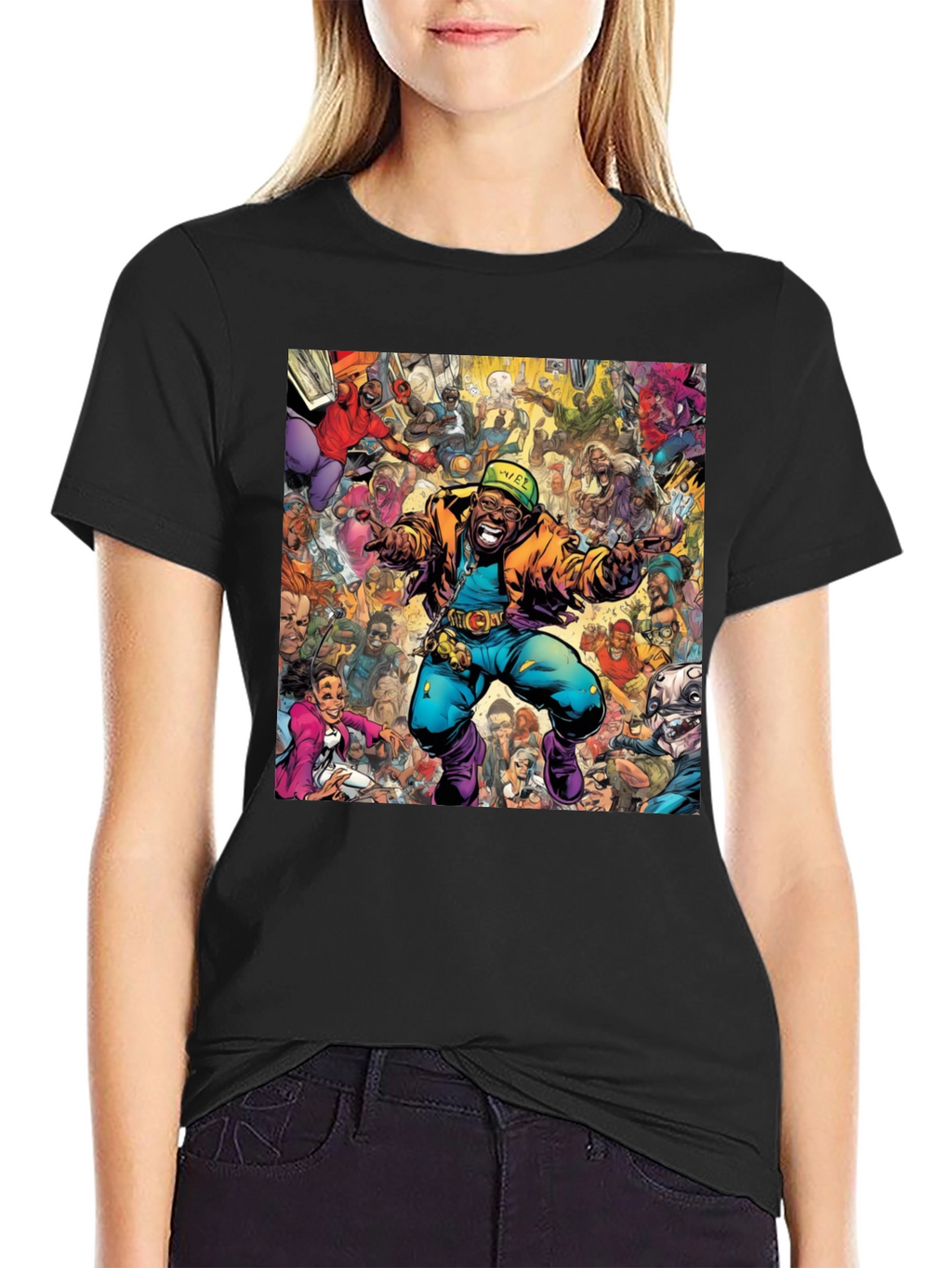 Camiseta Hombre Diseño Gráfico Comic