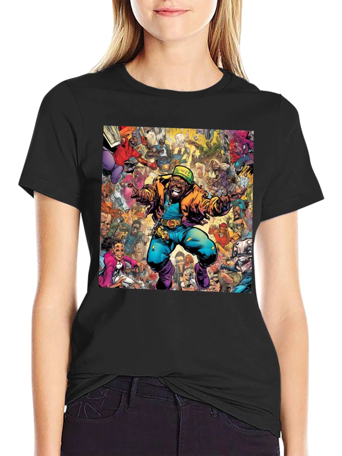 Camiseta Hombre Diseño Gráfico Comic