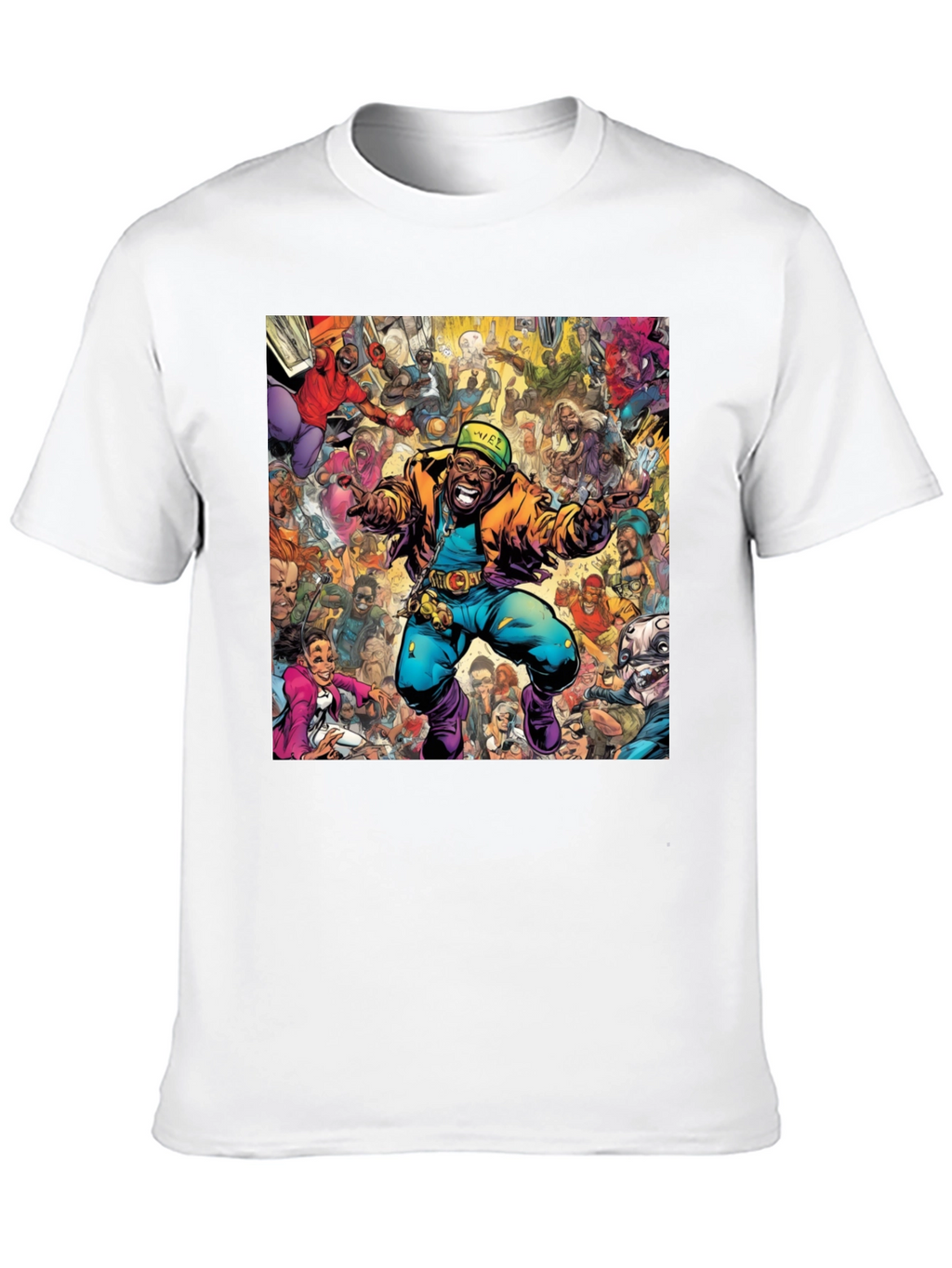 Camiseta Hombre Diseño Gráfico Comic