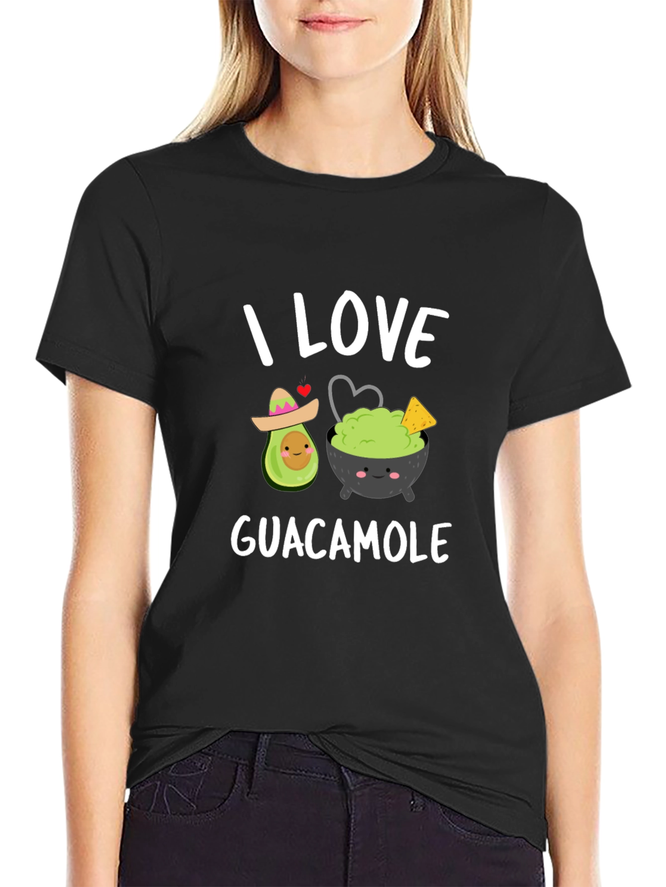 Camiseta Amo el Guacamole para Amantes del Aguacate