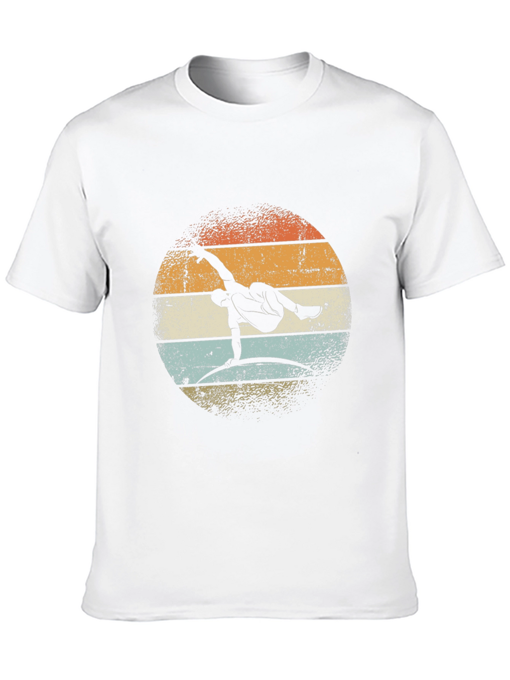 Camiseta Hombre Breakdance Estilo Retro