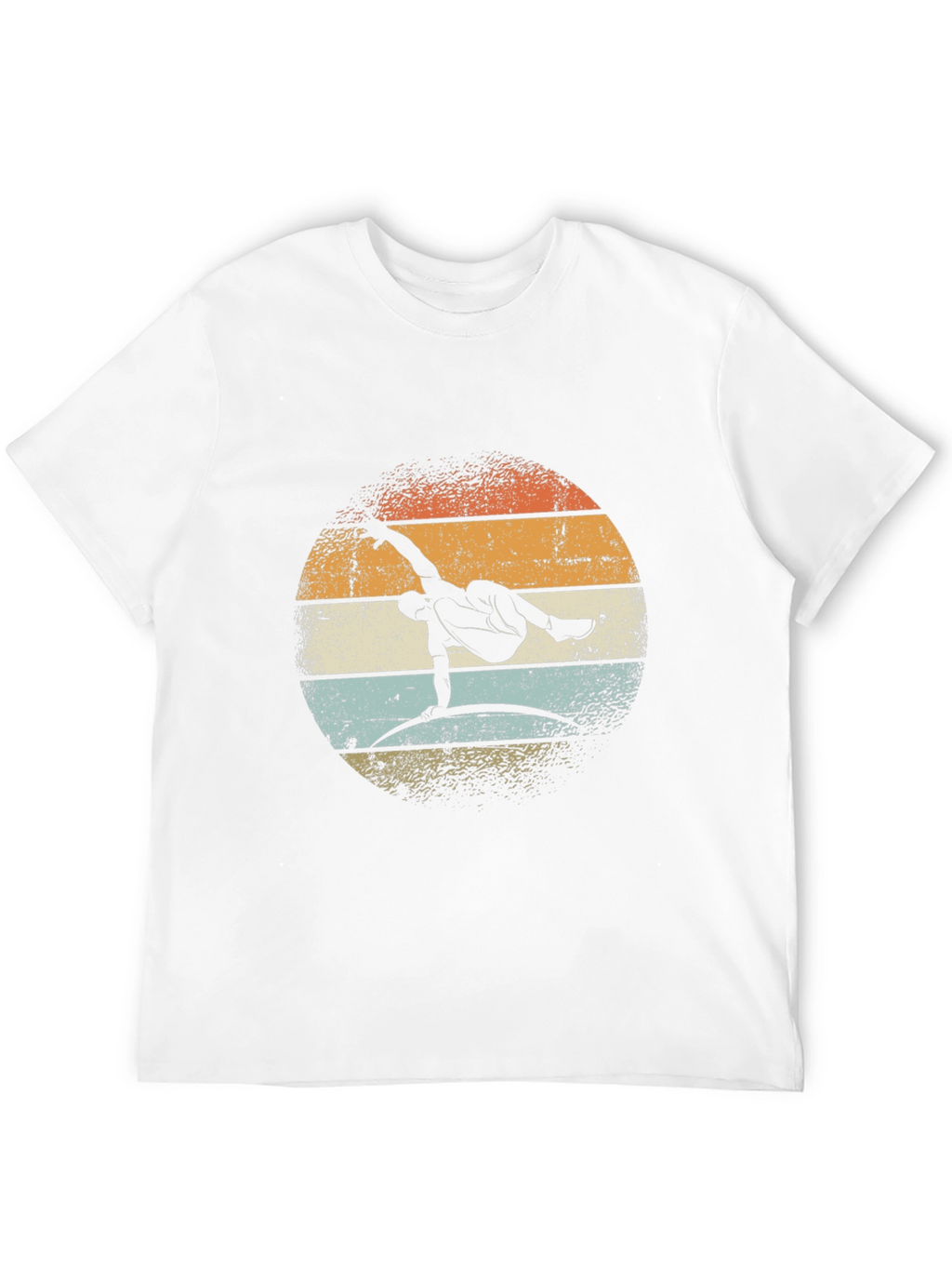 Camiseta Hombre Breakdance Estilo Retro