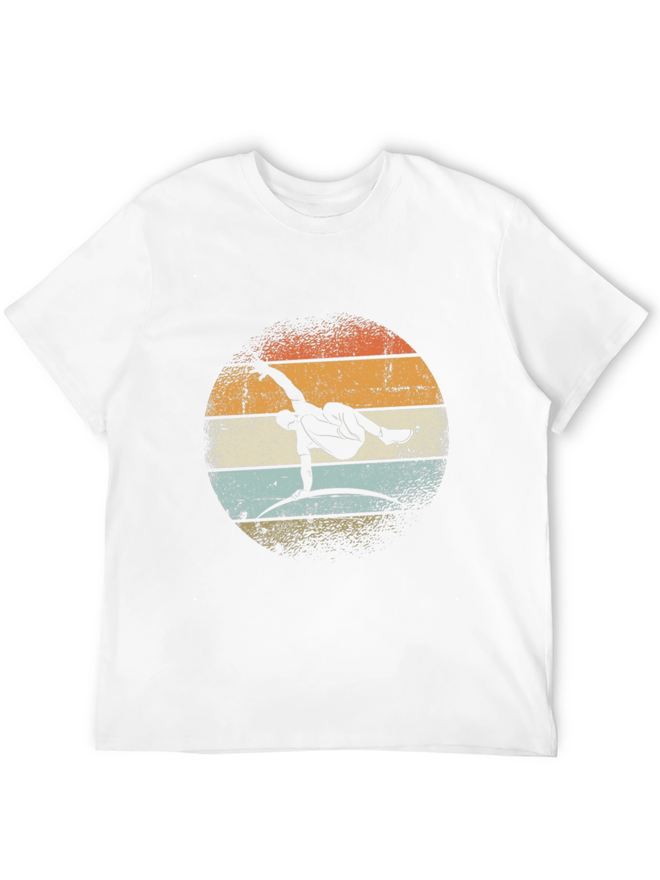 Camiseta Hombre Breakdance Estilo Retro