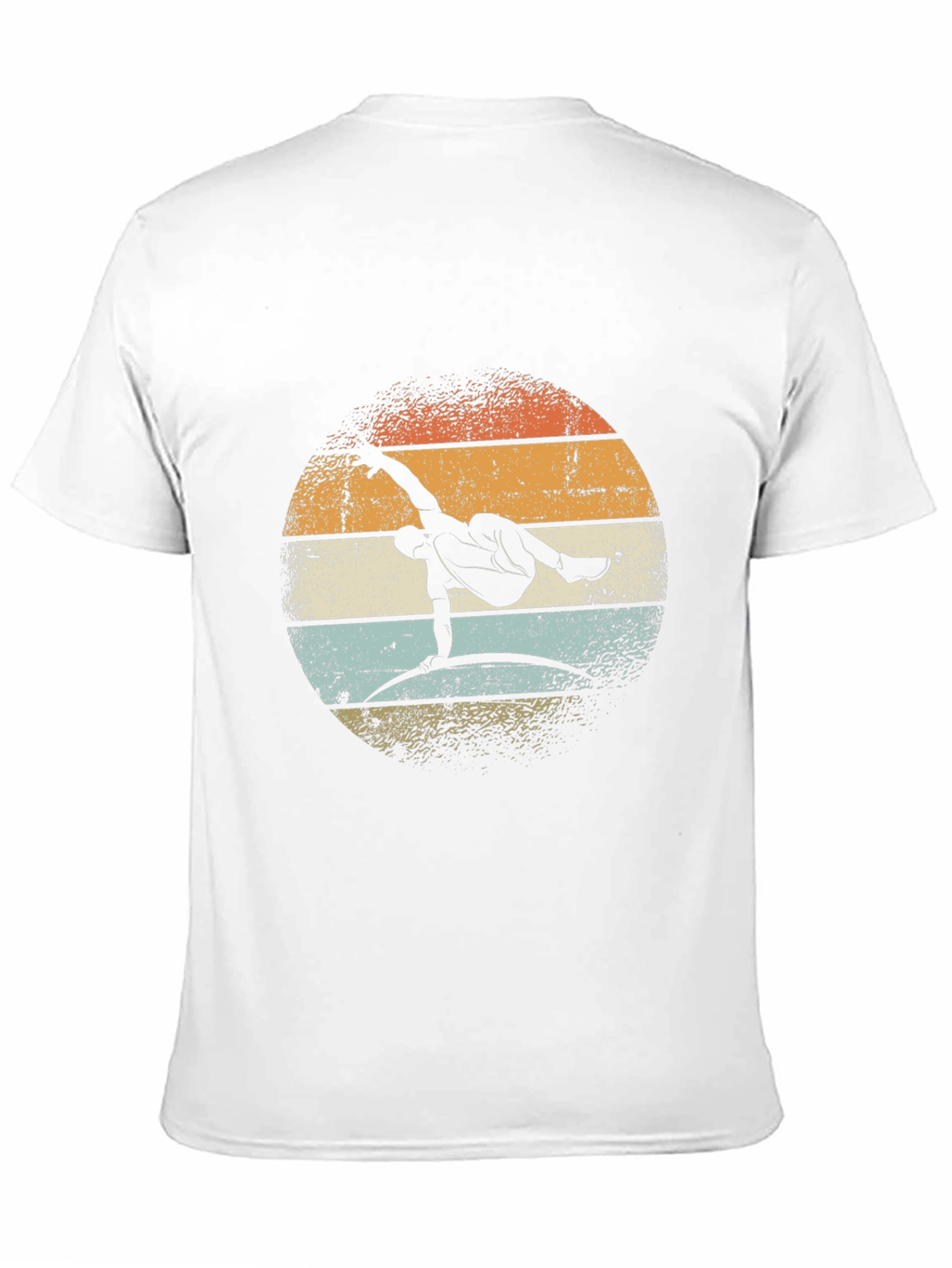 Camiseta Hombre Breakdance Estilo Retro