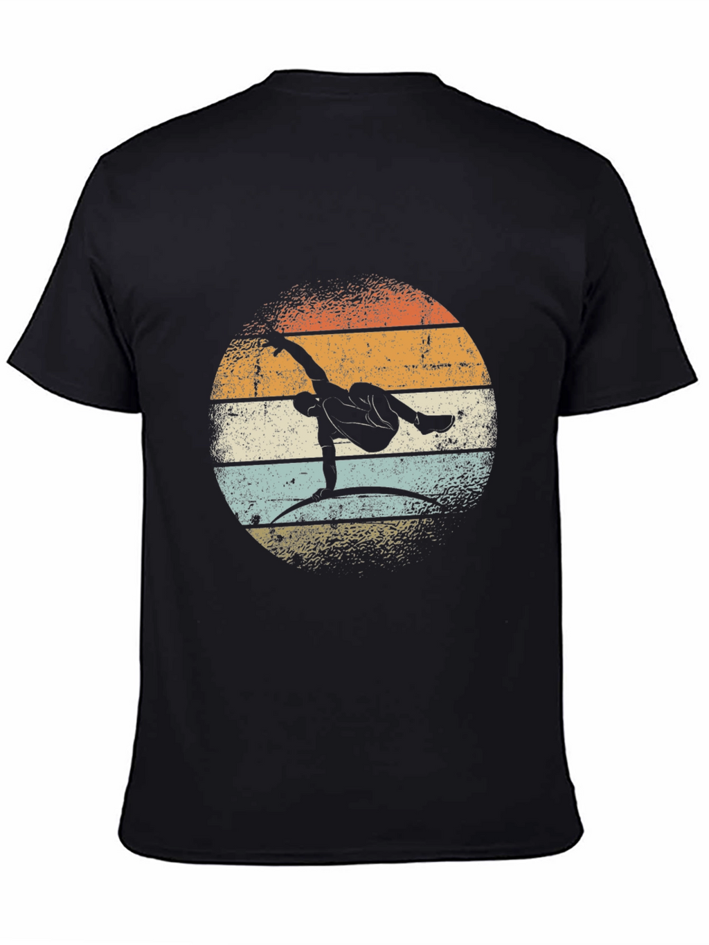 Camiseta Hombre Breakdance Estilo Retro