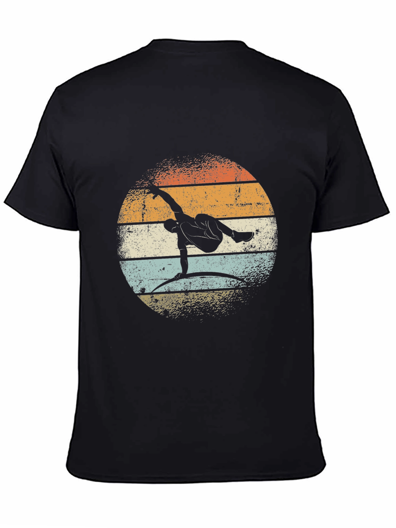 Camiseta Hombre Breakdance Estilo Retro