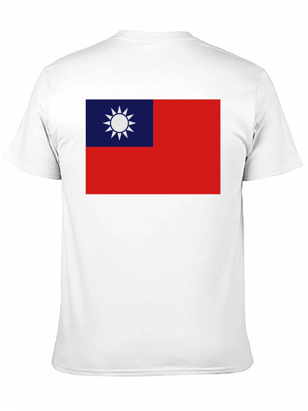 Camiseta Negra con Bandera Taiwanesa